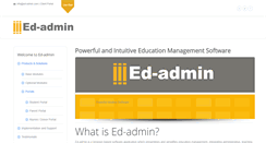 Desktop Screenshot of ed-admin.com